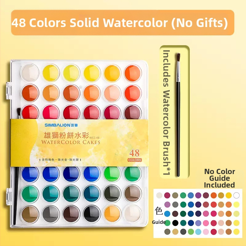 Lion ciets gouache krāsu komplekts, kastē 24 gab., nav importēts, nav IP atļaujas