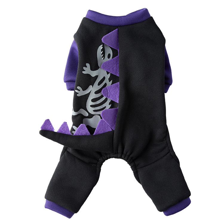 Šunų drabužiai – Kalėdų ir Helovyno tema su moliūgų demonų dizainu, Poliesteris, Gyvūnų drabužiai