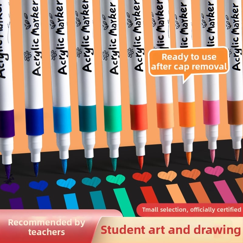 Akril marker za osnovnoškolce, periv, može se nanositi u slojevima