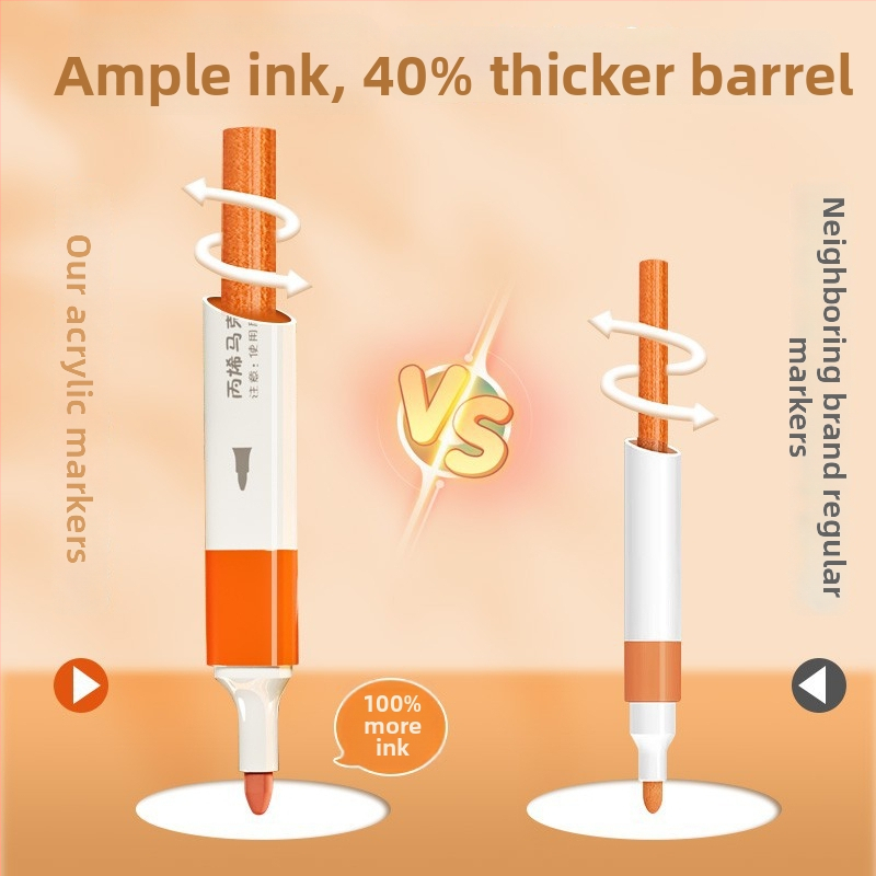 Akril marker za osnovnoškolce, periv, može se nanositi u slojevima