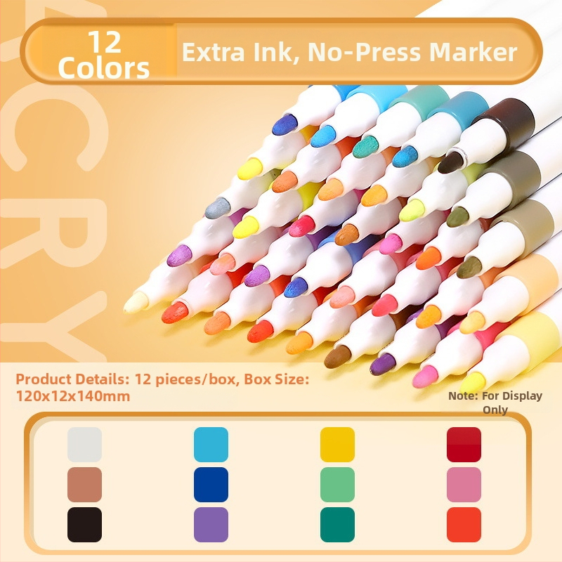 Akril marker za osnovnoškolce, periv, može se nanositi u slojevima