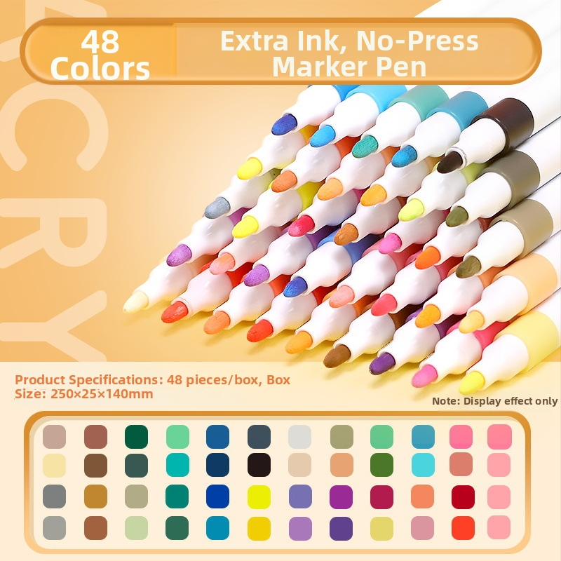 Akril marker za osnovnoškolce, periv, može se nanositi u slojevima