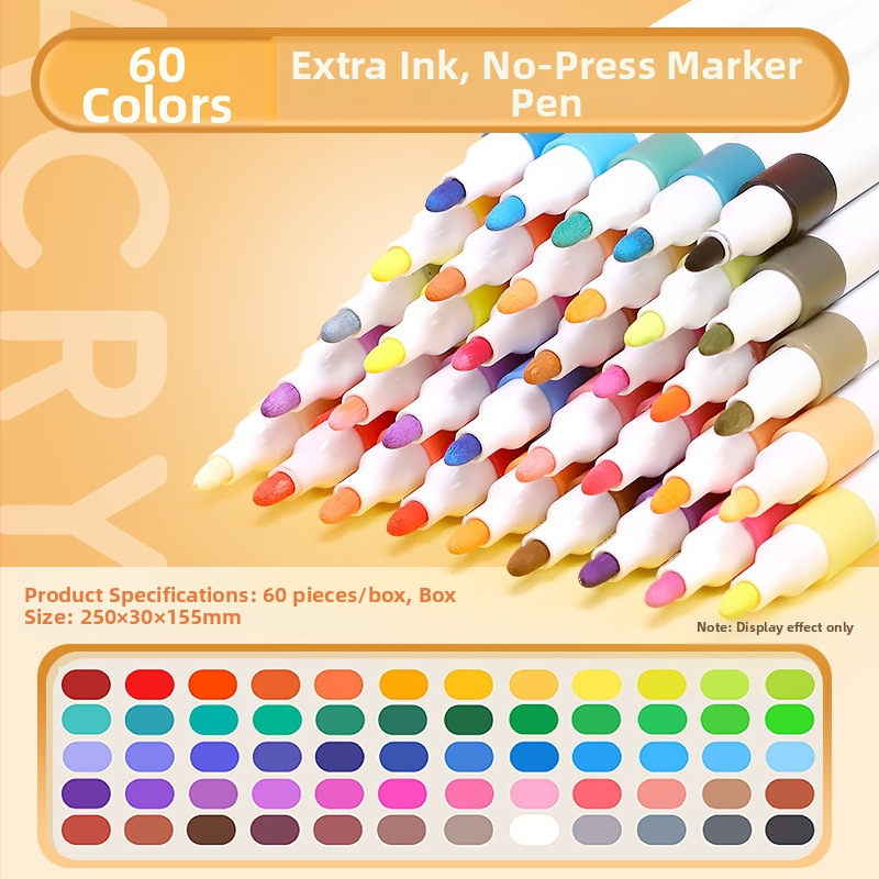 Akril marker za osnovnoškolce, periv, može se nanositi u slojevima