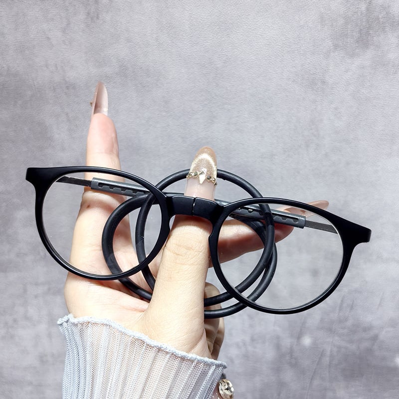 Mr. fu Čitanje naočala s anti-plavim svijetlom, okrugli okvir, puni okvir, PC okvir, leće AC