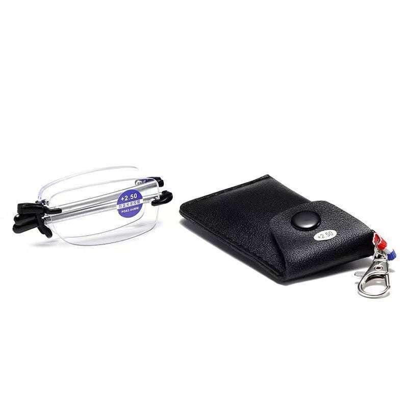 Keret nélküli olvasó szemüveg, könnyű PC lencsékkel, kékfény elleni védelem és UV védelem, uniszex