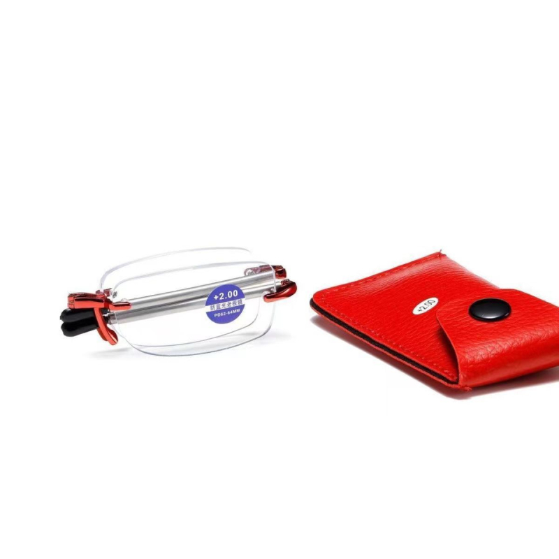 Keret nélküli olvasó szemüveg, könnyű PC lencsékkel, kékfény elleni védelem és UV védelem, uniszex