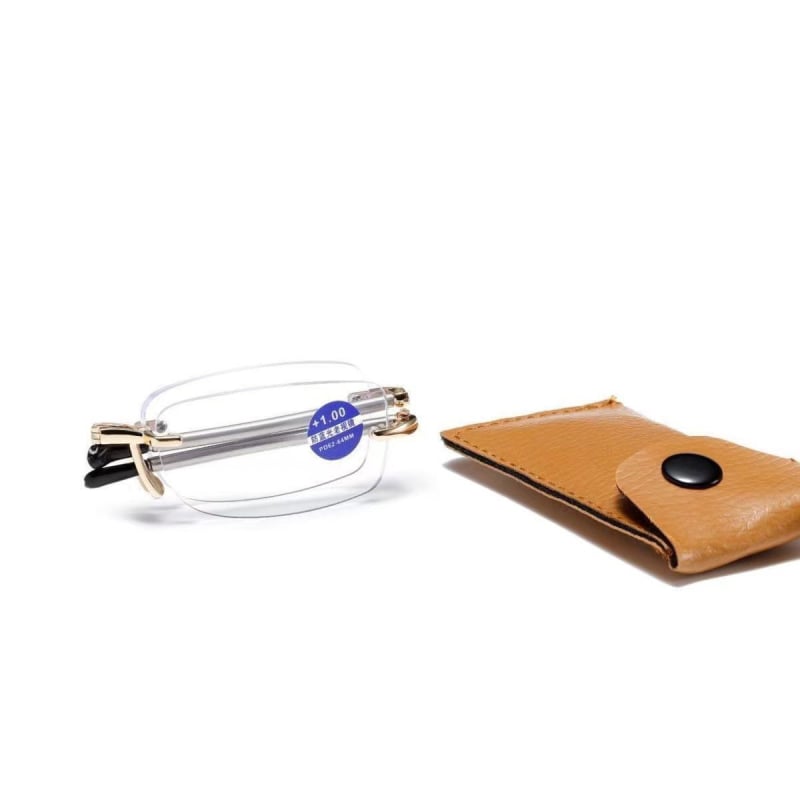 Keret nélküli olvasó szemüveg, könnyű PC lencsékkel, kékfény elleni védelem és UV védelem, uniszex