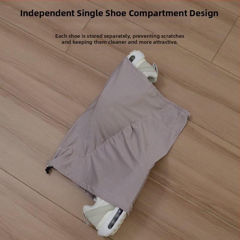 Kingade kaitse ja tolmukott, piima-silku sarnane tekstuur, ülilihtne polüester, kaasaegne minimalistlik stiil, 500-osaline komplekt reisidele, sobib sportlikele ja nahkkingadele