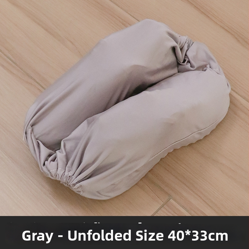 Batų uždangalai ir dulkių maišelis, pieno šilkinės tekstūros įspūdis, itin minkštas poliesteris, modernus minimalistinis stilius, 500 vnt komplektas kelionėms, tinka sportiniams ir odiniams batams