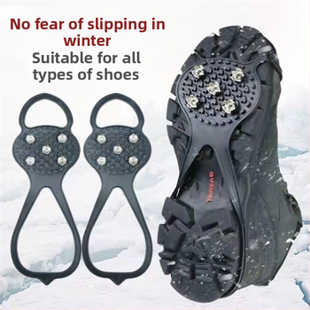 Lauko penkių dantų lediniai klijai batoms — atsparūs vandeniui, atsparūs nešvarumams, lengvai valomi, šiuolaikiškas minimalistinis dizainas