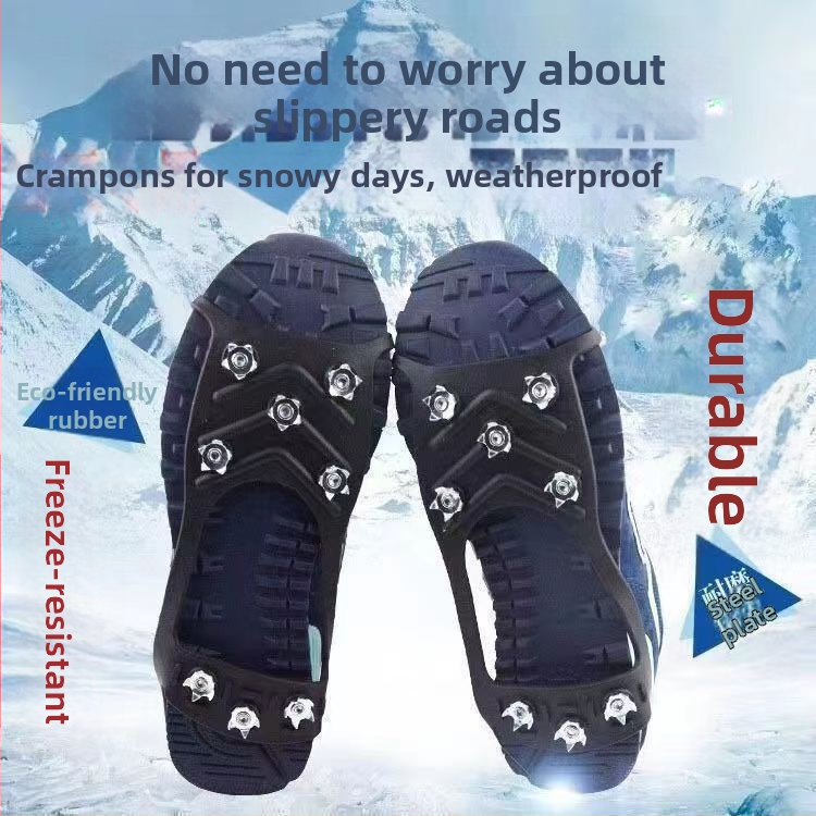 Lauko penkių dantų lediniai klijai batoms — atsparūs vandeniui, atsparūs nešvarumams, lengvai valomi, šiuolaikiškas minimalistinis dizainas