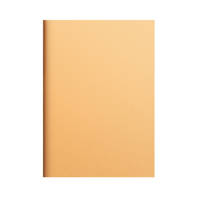 Poznámkový blok s kraftovým obalom, šité viazanie, papier 75 g, 50–100 strán, nostalgický retro štýl