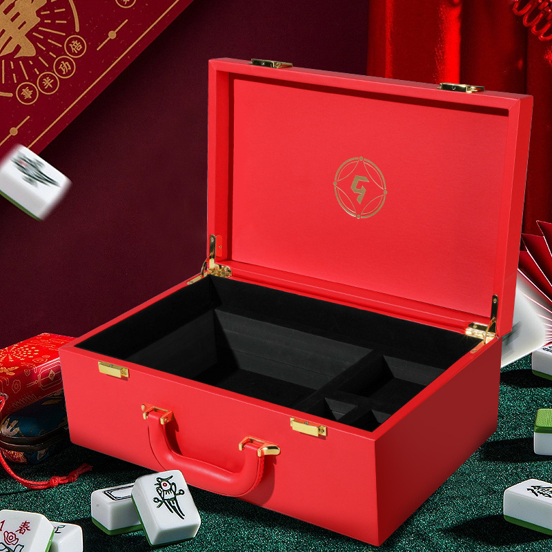 PU кожена кутия за чипове и настолни игри, персонализирана подаръчна опаковка, модел 001, марка Sitong
