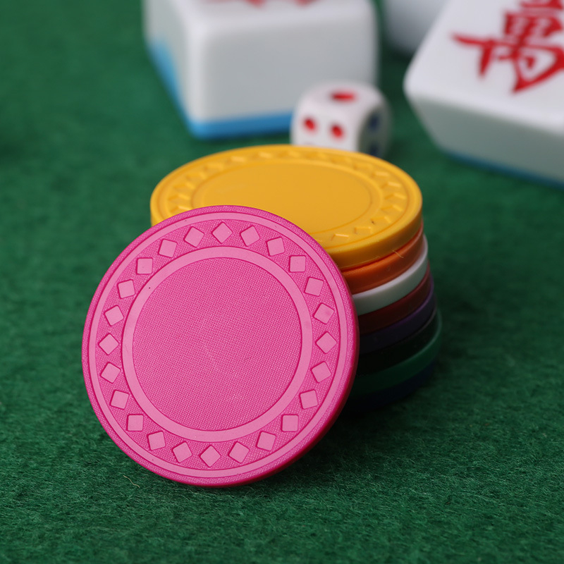 Chipuri plastice ABS pentru jocuri de șah și cărți, 2000 de bucăți în cutie, personalizare disponibilă, origine Zhejiang