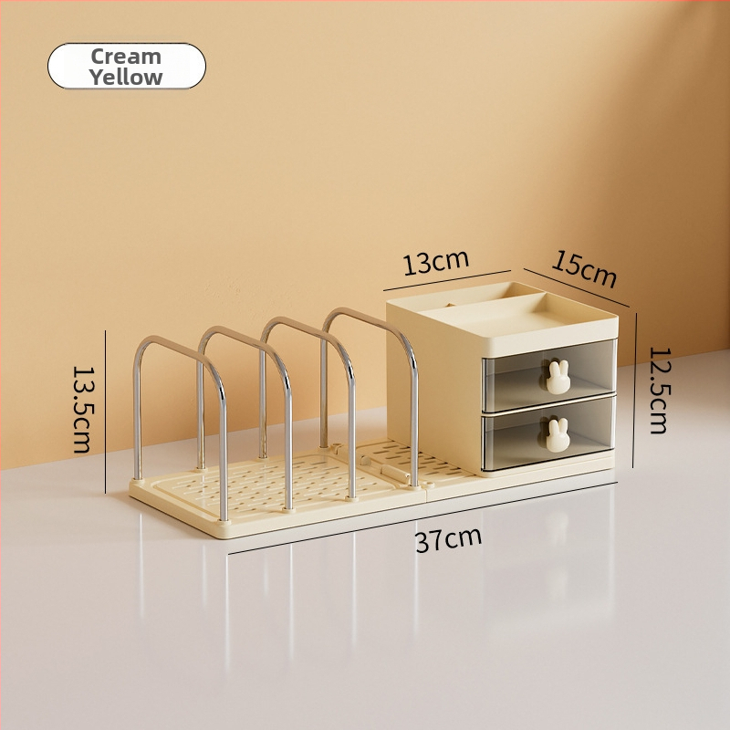 Stalo organizatorius ir knygų laikiklis, iš plastiko, modeliai JW2130/JW2150, grynoji masė 430 g, įpakavimas: atskiras kartonas