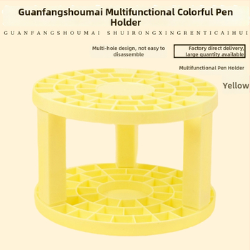 Vaikų plastikinis rašiklių ir šepetėlių laikiklis, nuimamas, daugiafunkcis