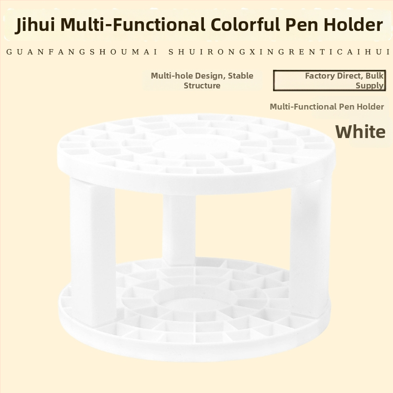 Vaikų plastikinis rašiklių ir šepetėlių laikiklis, nuimamas, daugiafunkcis