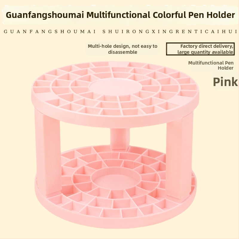 Vaikų plastikinis rašiklių ir šepetėlių laikiklis, nuimamas, daugiafunkcis