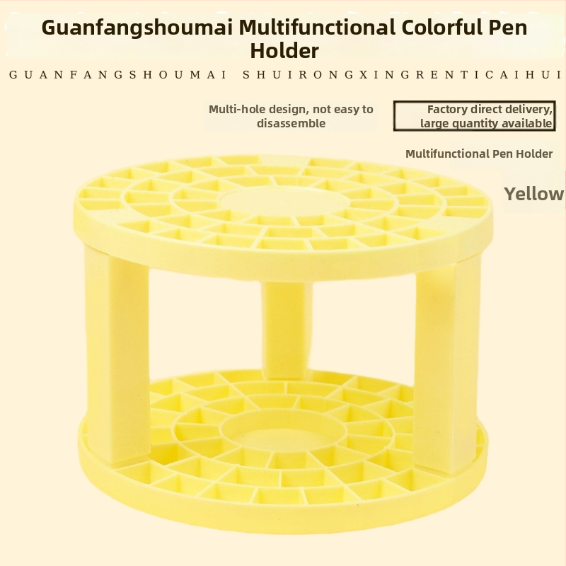 Vaikų plastikinis rašiklių ir šepetėlių laikiklis, nuimamas, daugiafunkcis