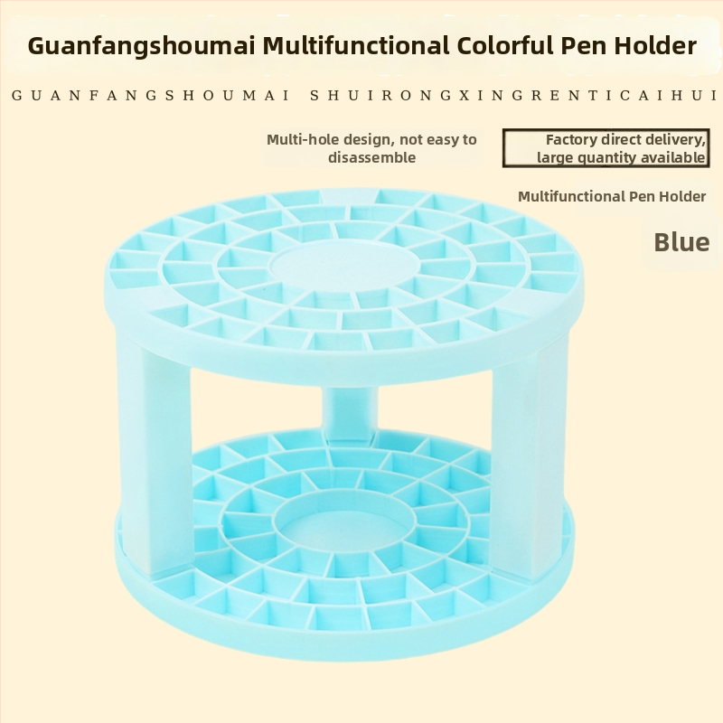 Vaikų plastikinis rašiklių ir šepetėlių laikiklis, nuimamas, daugiafunkcis