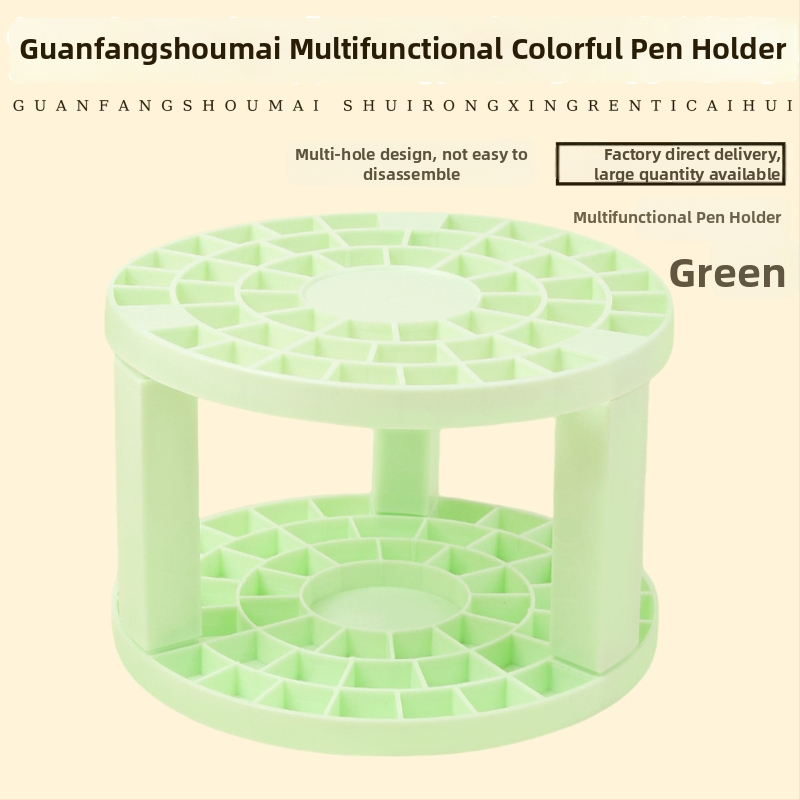 Vaikų plastikinis rašiklių ir šepetėlių laikiklis, nuimamas, daugiafunkcis