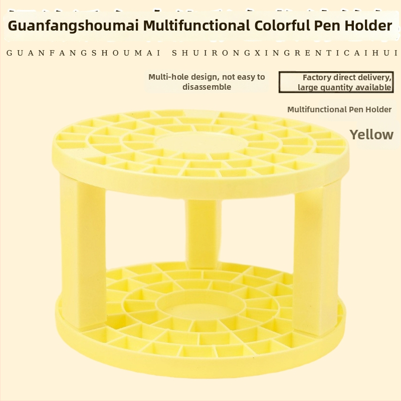 Vaikų plastikinis rašiklių ir šepetėlių laikiklis, nuimamas, daugiafunkcis