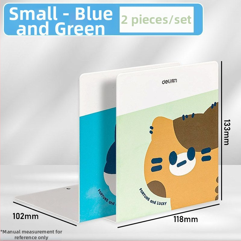 Deli Tb650 Metalo Knygų Laikiklis Stalui