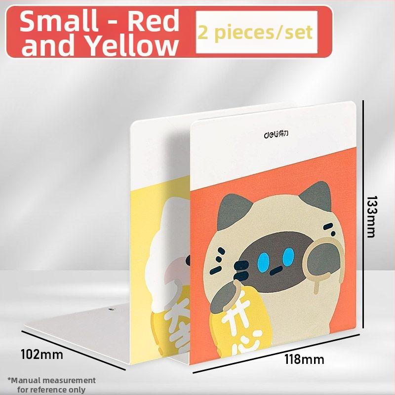 Deli Tb650 Metalo Knygų Laikiklis Stalui