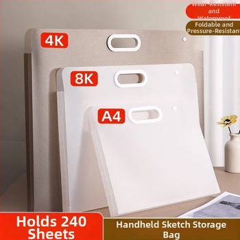 Plastikinis eskizų portfelis su 240 puslapiais, nešiojamas piešinių albumas – Looking for a bear