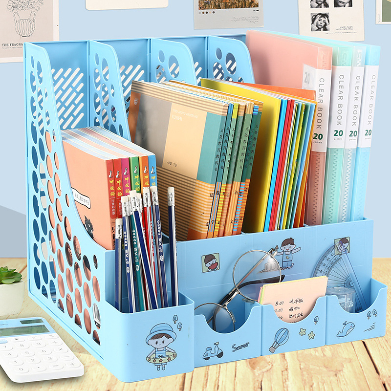 Raft pentru fișiere de birou, 4 niveluri, Model 8816, Material PP