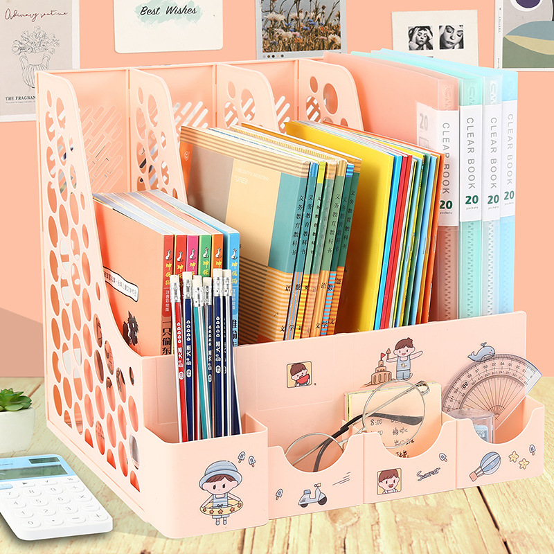 Raft pentru fișiere de birou, 4 niveluri, Model 8816, Material PP