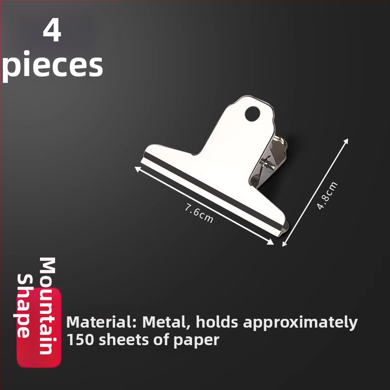 Clip metal pentru bilete – clip multifuncțional de tip dovetail, model E102318, compatibil cu diverse formate de hârtie