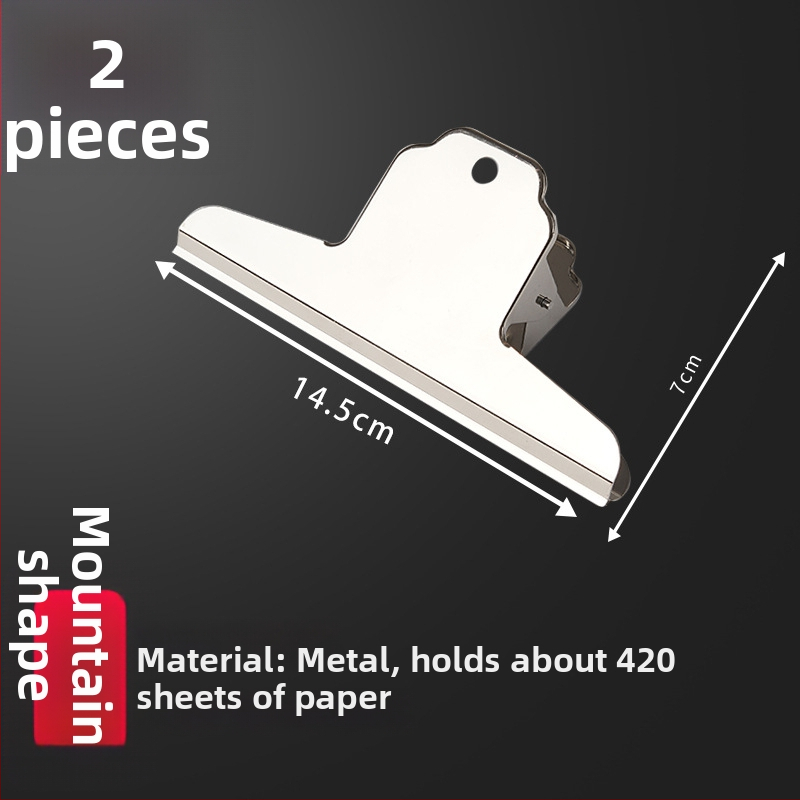Clip metal pentru bilete – clip multifuncțional de tip dovetail, model E102318, compatibil cu diverse formate de hârtie