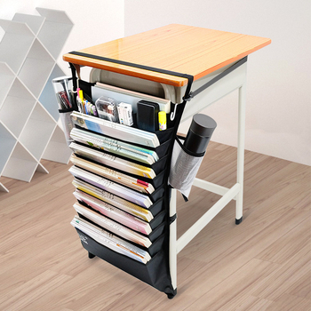 Pakabinamas knygų krepšys prie stalo — Modelis: Hanging Book Bag; Medžiaga: Oxford audinys; Grynoji masė: 500 g