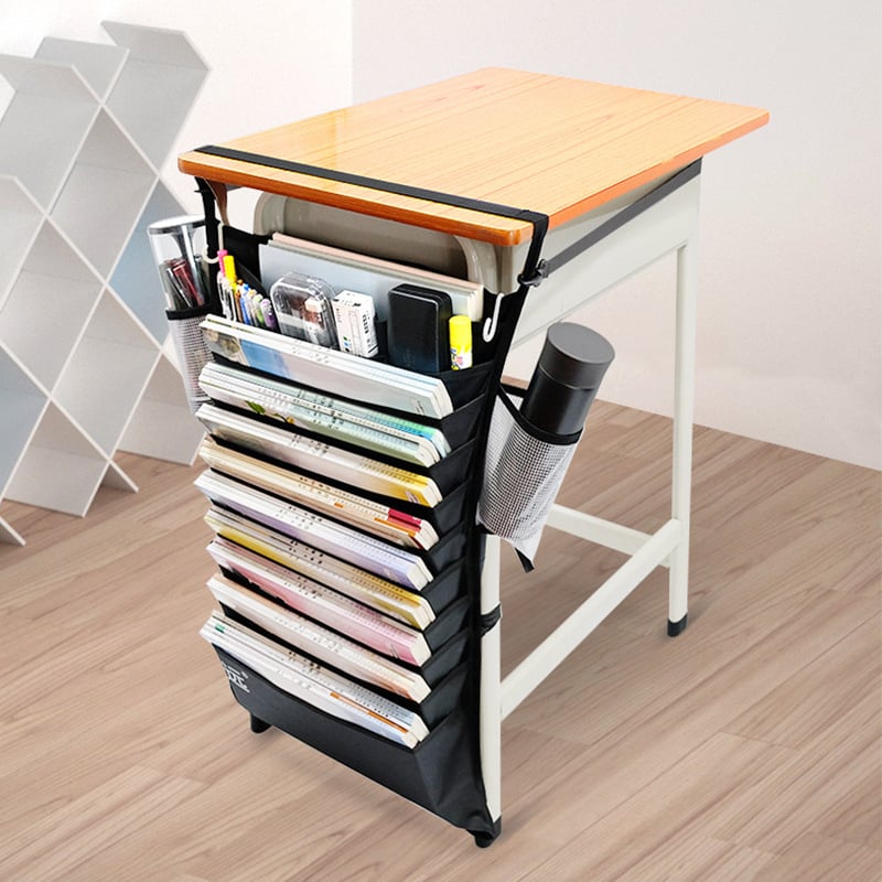 Pakabinamas knygų krepšys prie stalo — Modelis: Hanging Book Bag; Medžiaga: Oxford audinys; Grynoji masė: 500 g