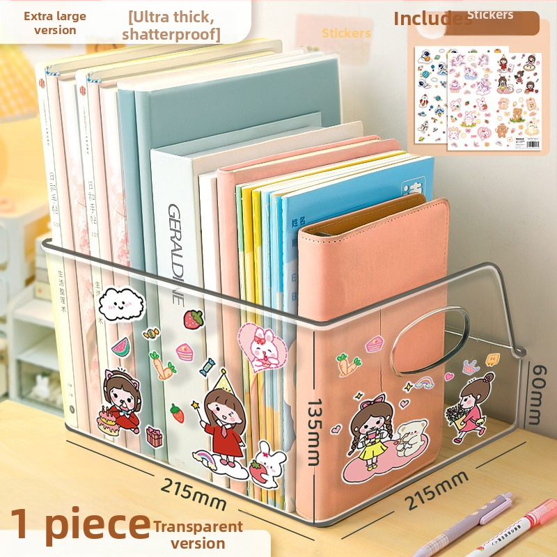 Stalo knygų laikymo dėžutė, Yoshi, modelis YKLSL, plastikas, grynasis svoris 100