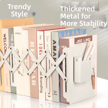 Stalo knygų laikiklis DP2409, plastikas, sulankstomas ir išsiplečiantis, grynoji masė 410 g