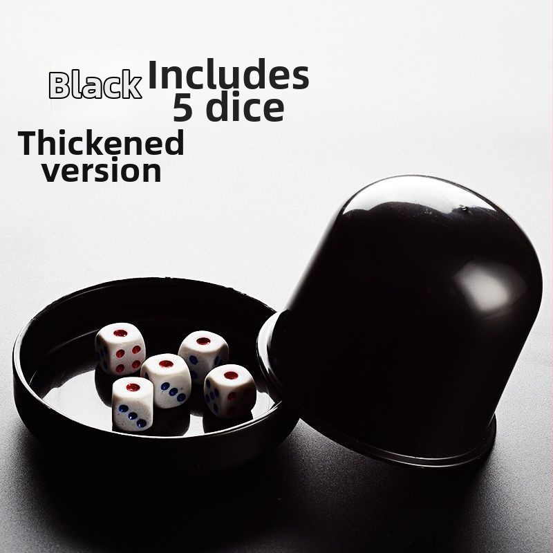 Täringukapsli ja täringute komplekt, Paksendatud konstruktsioon, Baarile ja KTV-le, Materjal: Muu