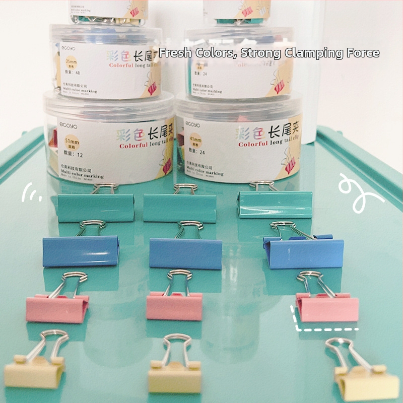 Metalo dokumentų laikiklis su dovetail klipu ir ilga uodega (Prekės ženklas Warehouse; Medžiaga Metalas; Produkto tipas: dokumentų laikiklis)