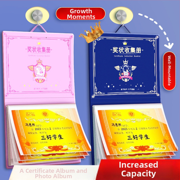 Certifikatų rinkimo knyga sienai iš Jiaxun, PP medžiaga; gamintojas: Jiaxun; importas: ne; IP leidimas: ne.