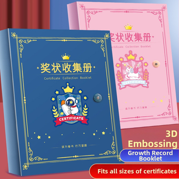 Certifikatų rinkimo knyga sienai iš Jiaxun, PP medžiaga; gamintojas: Jiaxun; importas: ne; IP leidimas: ne.