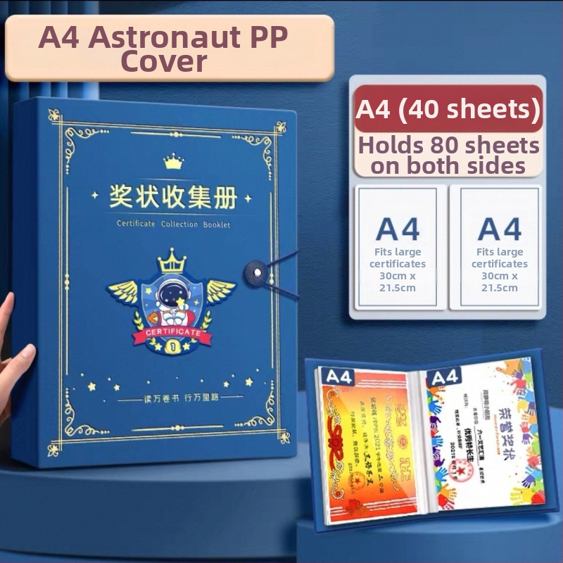 Certifikatų rinkimo knyga sienai iš Jiaxun, PP medžiaga; gamintojas: Jiaxun; importas: ne; IP leidimas: ne.