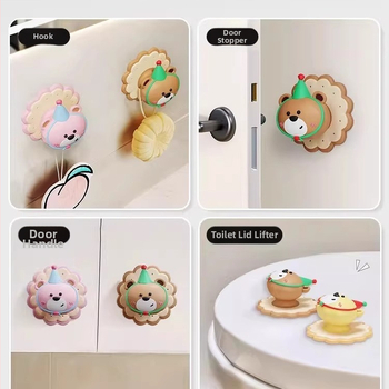 Radošas aizsardzības uzlīmes durvīm ar rokturiem un ledusskapja durvju uzlīmes | Kods Xlmfzd, Zīmols Friendly, Iepakojums Regular Fit, Garums Regular Fit