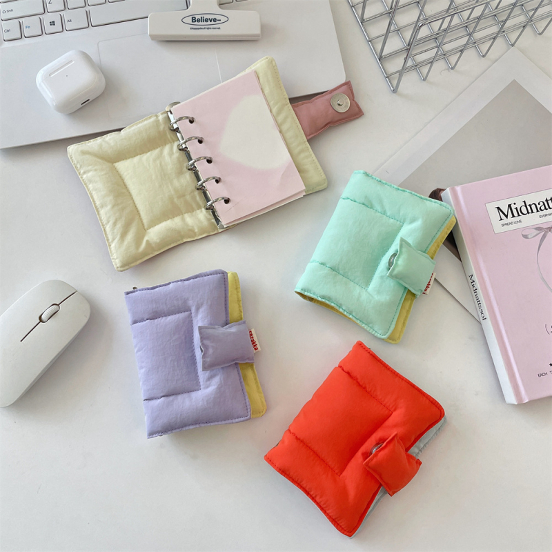 Buyi 5757 Caiet din poliester cu husă tip binder – notebook portabil, ideal cadou