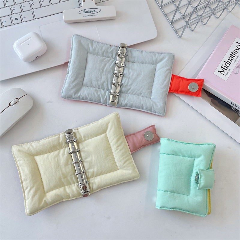 Buyi 5757 Caiet din poliester cu husă tip binder – notebook portabil, ideal cadou