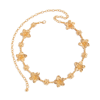 Juosmens grandinė iš lydinio, retro stilius, vienos kilpos užsegimas, moterims, prekinis ženklas shixin