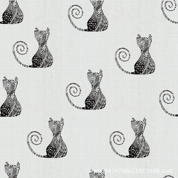 Gaze dublă din bambus-pamuk cu imprimare digitală în carouri pentru bebeluși; 70% bambus, 30% bumbac; imprimare cu pigmenți ecologici; potrivită pentru pijama și haine de casă