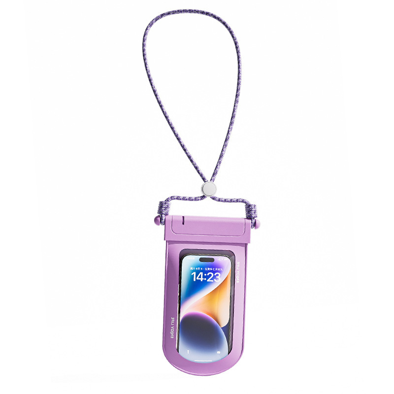 Αδιάβροχη θήκη κινητού με παράθυρο αφής για κολύμβηση και ράφτινγκ, διαφανές σφραγισμένο σακίδιο για υποβρύχιες λήψεις