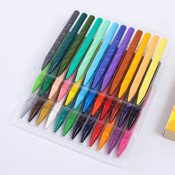 Heart пластмасови восъчни моливи за рисуване, модел 2021, тегло 240 г