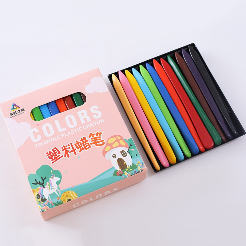 Heart пластмасови восъчни моливи за рисуване, модел 2021, тегло 240 г